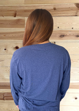 Load image into Gallery viewer, HR Navy Blue Tri-Blend Long Sleeve