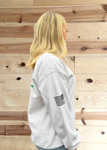 Load image into Gallery viewer, HR Gray All Hero Crewneck