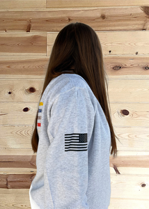 HR Gray All Hero Crewneck