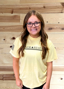 NEW! HR Yellow Comfort Colors Short Sleeve