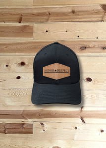 NEW! HR Flexfit Leather Patch Hat