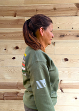 Load image into Gallery viewer, HR Green All Hero Crewneck